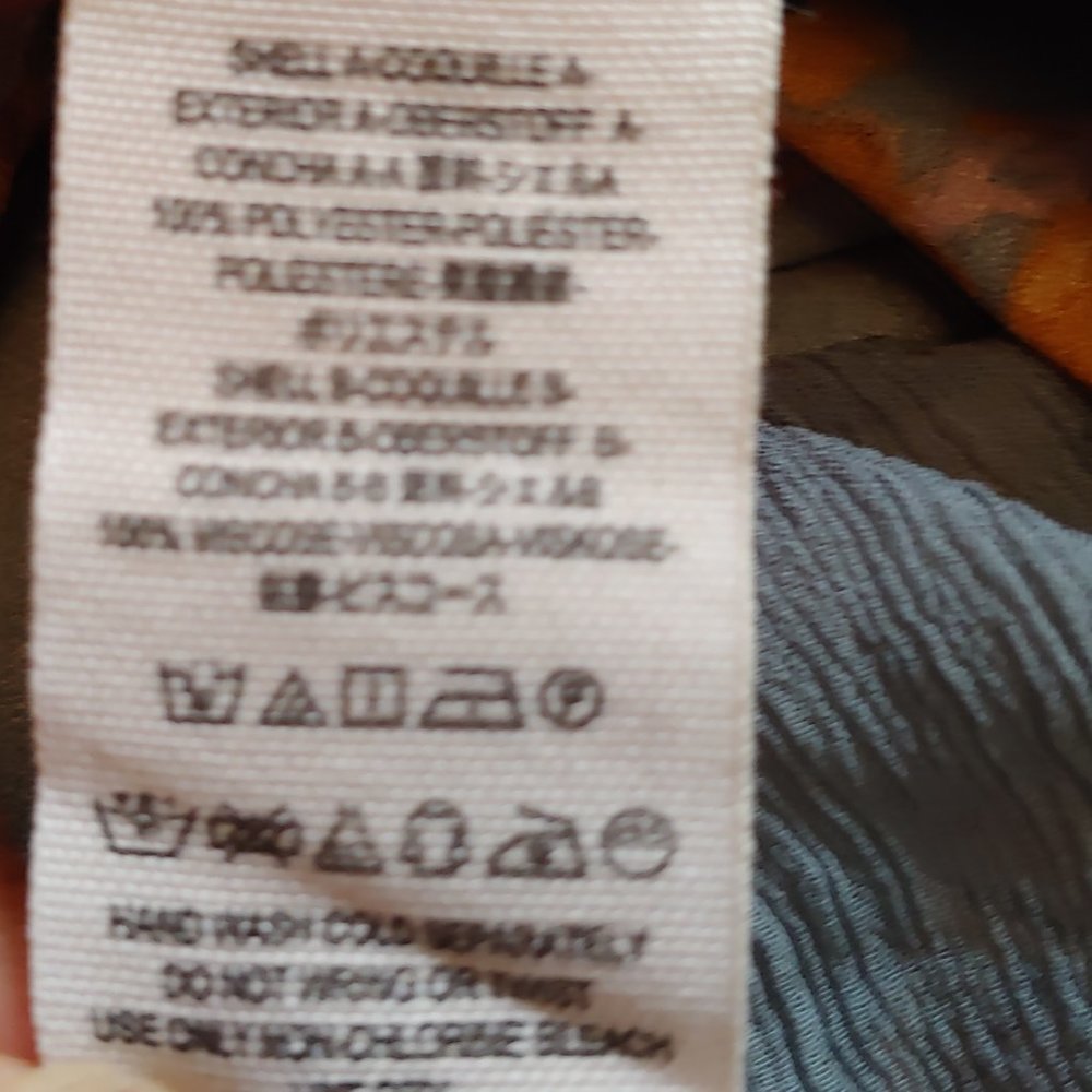 Free People oversized boho flowy top Size XS seafoam with pink & orange floral - Picture 13 of 14